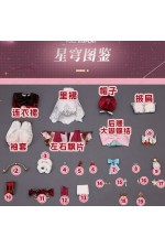 1/3 Delusion Honkai Star Rail Hyacine Cosplay Costume